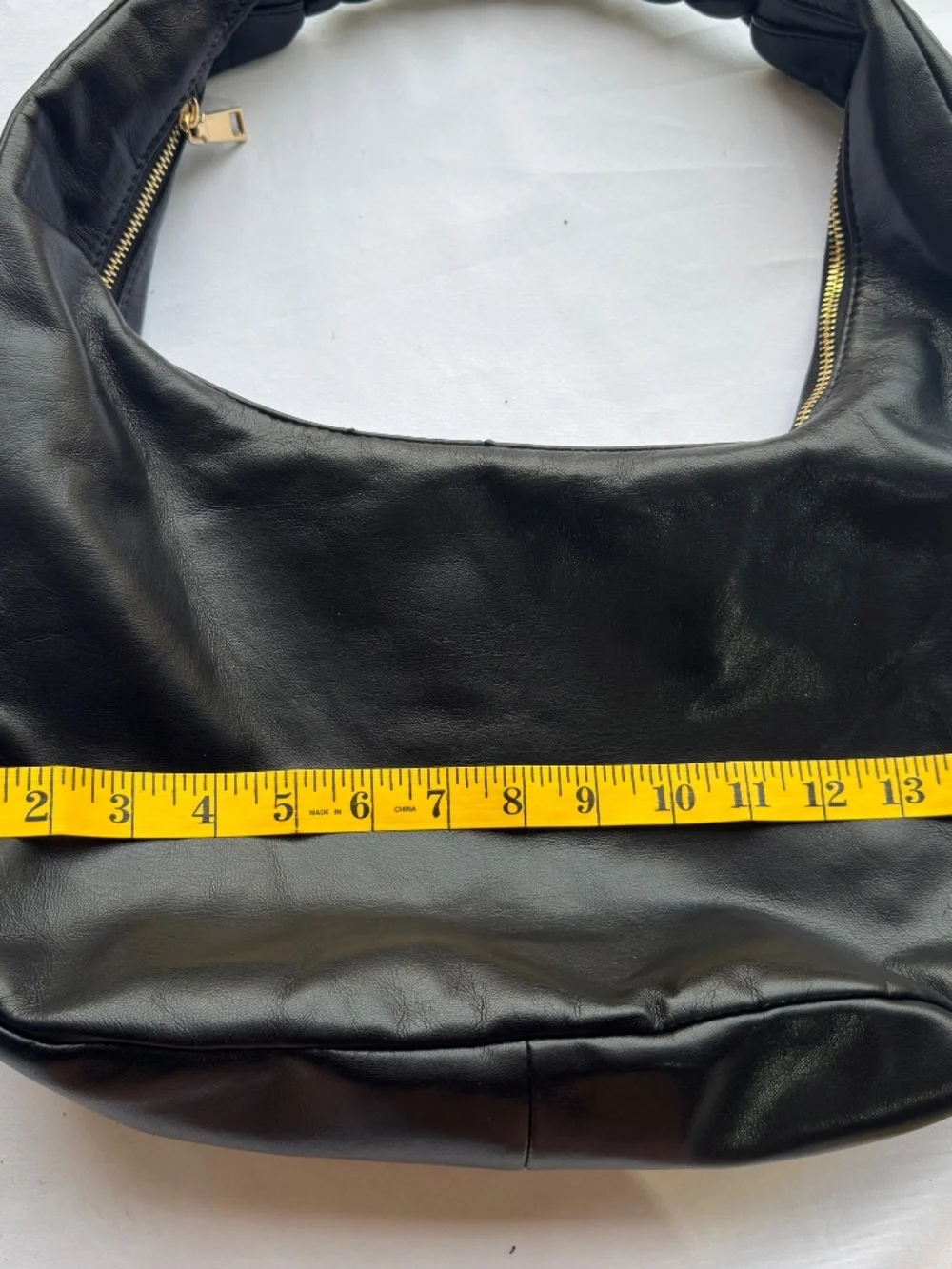 SHIRALEAH Black Hobo Shoulder Bag